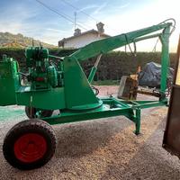 Ragno carica letame tronchi forca girevole motore