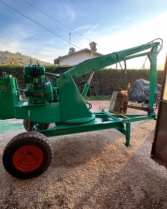 Ragno carica letame tronchi forca girevole motore