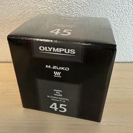 Olympus M.Zuiko 45mm f/1.8 argento NUOVO