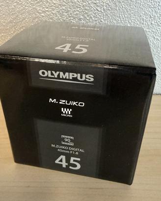 Olympus M.Zuiko 45mm f/1.8 argento NUOVO