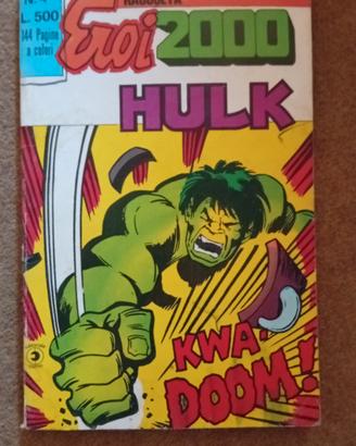 Raccolta Eroi 2000 Hulk 4 Corno 1978 Vintage