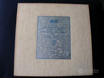 BACH VIOLIN SONATAS SCHNEIDERHAN RICHTER  ARCHIV