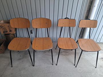 4 sedie in formica