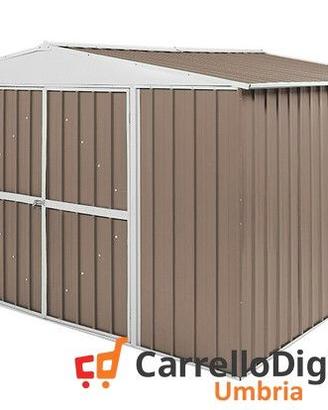 Box in Acciaio da giardino 360x345cm tortora