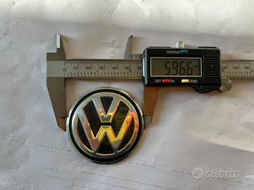 4 Adesivi VW 60mm - Touareg Tiguan Passat T5 T6