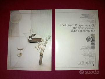 Pubblicità vintage Olivetti Programma 101