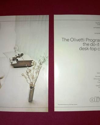 Pubblicità vintage Olivetti Programma 101