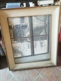 quadro, su panello, firmato