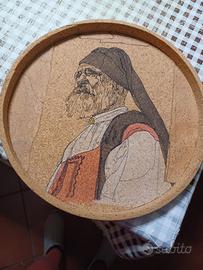 Vassoio sardo in sughero
