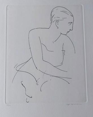 Ugo Capocchini - acquaforte su rame - 1964 - 39/10