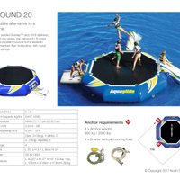 Piattaforma galleggiante Rebound 20 Aquaglide