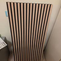 TONOR Set di 2 Pannelli Fonoassorbenti in Legno