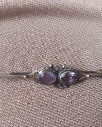 Spilla vittoriana in argento