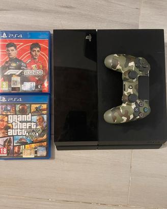 Ps4 Fat + GTA V + F1 2020