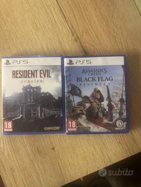 ASSASSINS CREED BLACKFLAG E RESIDENT EVIL REQUIEM