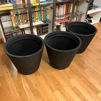 Fioriere Teraplast Ribeira 50 cm, Antracite  set 3