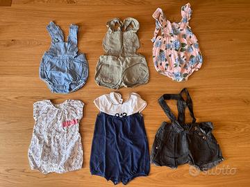 Stock vestiti bambina 9-18 mesi