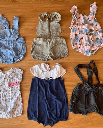 Stock vestiti bambina 9-18 mesi