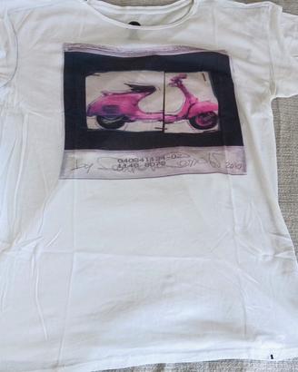 Maglietta Uomo Usata "Keyhole"  Vespa Rosa Tg L