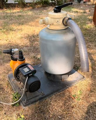 Gruppo filtrante a sabbia  con pompa Glong 0.5 HP