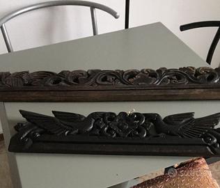 Riloga in legno per tende