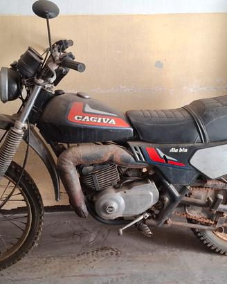 Harley Davinson Cagiva SST250 Ala blu 