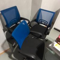 Sedie da ufficio con rotelle e altezza regolabile