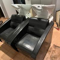 Poltrona relax con lavatesta professionale