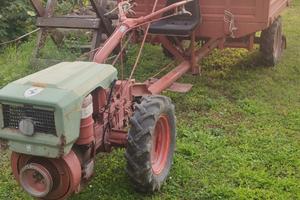 Motocoltivatore valpadana con carrello ribaltabile