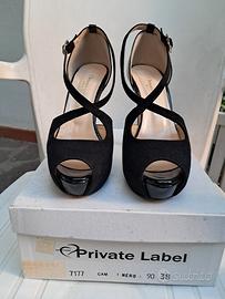 Scarpe donna PRIVATE LABEL  vera pelle tg.38