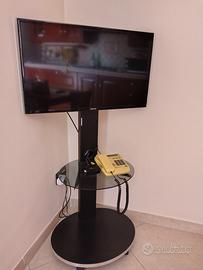 mobile televisore con due ripiani