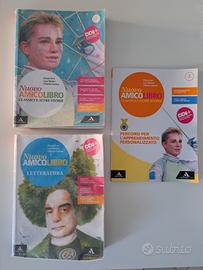 libro italiano NUOVO AMICO LIBRO per prima media