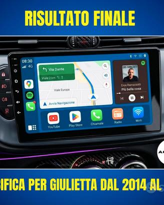 Alfa Romeo Giulietta KIT COMPL. Autoradio Android