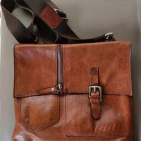 Tracolla uomo in cuoio made in Italy 