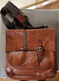 Tracolla uomo in cuoio made in Italy 
