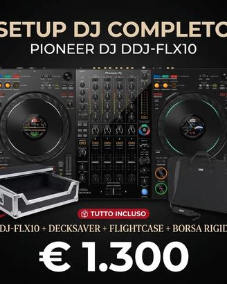 PIONEER DJ  FLX-10 + DECKSAVER + FLIGHTCASE + BAG