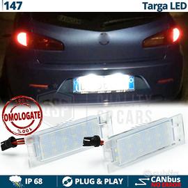 Placchette Luci Targa FULL LED Alfa Romeo 147 CANb