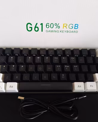 Tastiera Gaming G61 60% RGB Cablata - NUOVA