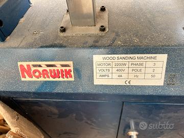 Levigatrice Norwik a nastro oscillante
