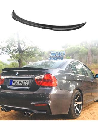 SPOILER ALETTONE BMW E90 LOOK M4 PSM NERO LUCIDO