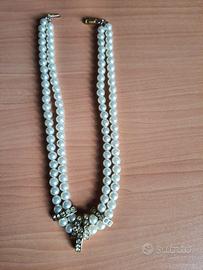 Collana  con strass
