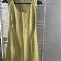 Vestiti a giro a quadretti verdino S