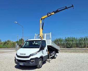 IVECO DAILY 50C15 EURO 6 GRU + RIBALTABILE