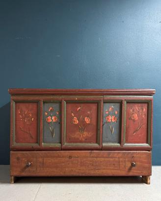 Credenza Tirolese Antica Fine 800 Primi 900