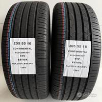 2 gomme 205 55 16 continental a1381