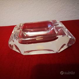 Posacenere d'epoca in cristallo Art Déco, 1920