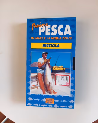 30 VHS Passione Pesca Fabbri Video anni ’90”