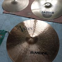 Batteria piatti ride crash Sabian Meinl