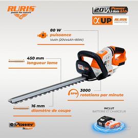 tagliasiepi elettrico a batteria 