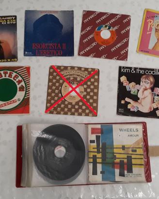 Lotto di vinili da 45 giri
